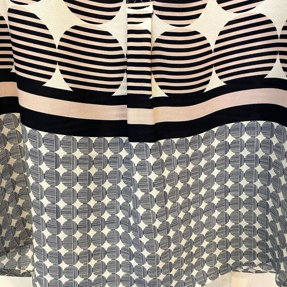 Ivanka Trump Blouse Women XL BowTie Cuff 3/4 Sleeve Travel Casual Tunic Top - Picture 3 of 12